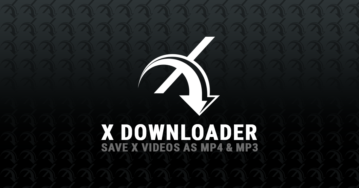 X (Twitter) Video Downloader